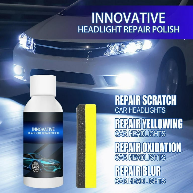 Barniz Para Faros De Autos En Spray, Innovative Headlight Repair Polish,  Rejuvenation Scratch Removal Spray For Car Headlight, For Yellowing,  Peeling