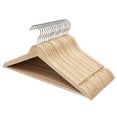 thumbnail image 1 of Perchas de madera FairyHaus, paquete de 30, madera natural, diseño delgado, 1 of 9