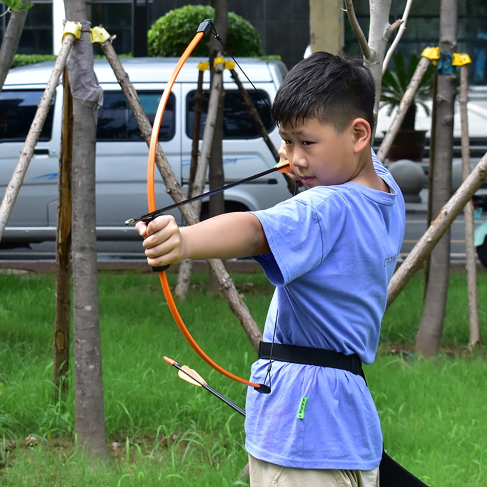 Runzkzy Beginner Teenagers Hunting and Shooting Bow Arrow Crossbow Target Suction Cup Package Teenagers Small Bow Package