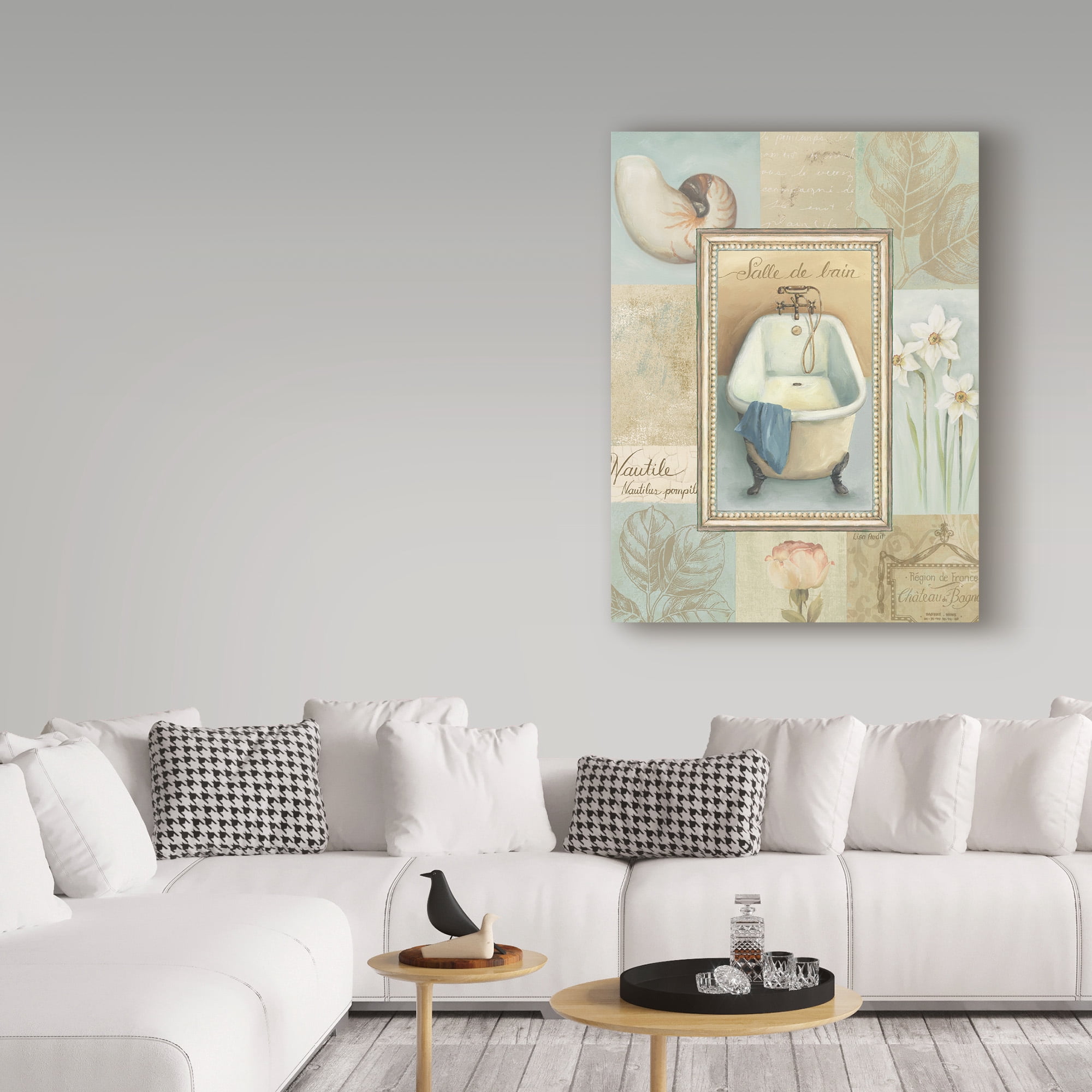 Lisa Audit 'Tranquil Bath II' Canvas Art