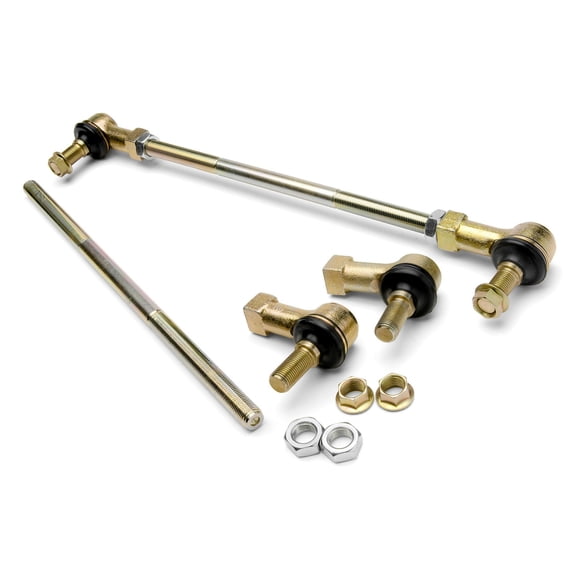 Fits 2007-2018 Jeep Wrangler JK JKS Manufacturing Stabilizer Bar Link Kit JKS2943 Use with 0 Inch To 6 Inch Lift; Black; Set Of 2
