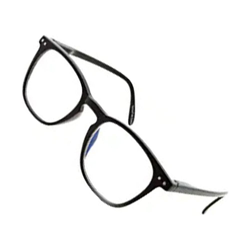 GrinderPUNCH High Power Reading Glasses, +5.00 Magnification, Black Rectangular Frame