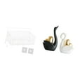 thumbnail image 1 of Elegantes Figuras De Pareja De Cisnes, Adornos Artísticos De Mesa Para La Decoración Del Hogar, Hermosas Estatuas De Cisnes Perfectas Para Estanterías Y Decoración De Entradas., 1 of 8