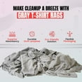thumbnail image 3 of SupremePlus Color Knit T-Shirt Cleaning Rags 10 lbs Box of Rags Commercial Household Reusable Multipurpose Cotton Dust Cloths, Gray, 90 Count, 3 of 7