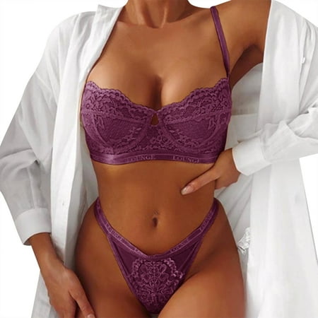 

Seamless Underwear For Women Large Size Set Three Point Lace Suit Lingerie