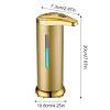 PEONAVET Automatic Soap Dispenser Automatic Soap Dispenser Touchless Soap Dispenser Hand Soap Dispenser Battery Operated Touchless Hand Dispenser Stainless Steel Soap Dispenser For Kitchen