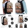 thumbnail image 2 of ZUXONGSY Robin Cherry Blossom Print Backpack for Boys Girls School Bag with Lunch Bag Pencil Case and Water Bottle Holder Set Kids 4 in 1 Bookbag Back Packs Satchel Travel Daypack Rucksack, 2 of 6