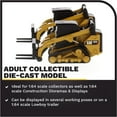 thumbnail image 3 of Diecast Masters 1:64 Scale Caterpillar 272D2 Skid Steer Loader & 297D2 Compact Track Loader & Attachment Accessories, Play & Collect Series Collectible Cat Trucks & Construction Equipment, Model 85693, 3 of 9