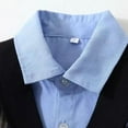 thumbnail image 6 of Chenyin Toddler Baby Boys Gentleman Suit 4PCS Infants Long Sleeved Dress Shirt+vest+bow Tie+ Pant Spring Fall Cotton Formal Set 9M-5T, 6 of 8