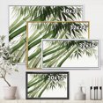 thumbnail image 4 of Designart 'Ancient Dark Green Bamboo' Traditional Framed Canvas Wall Art Print, 4 of 5