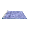 thumbnail image 2 of Ahgly Company Machine Washable Indoor Rectangle Oriental Blue Traditional Area Rugs, 8' x 10', 2 of 4