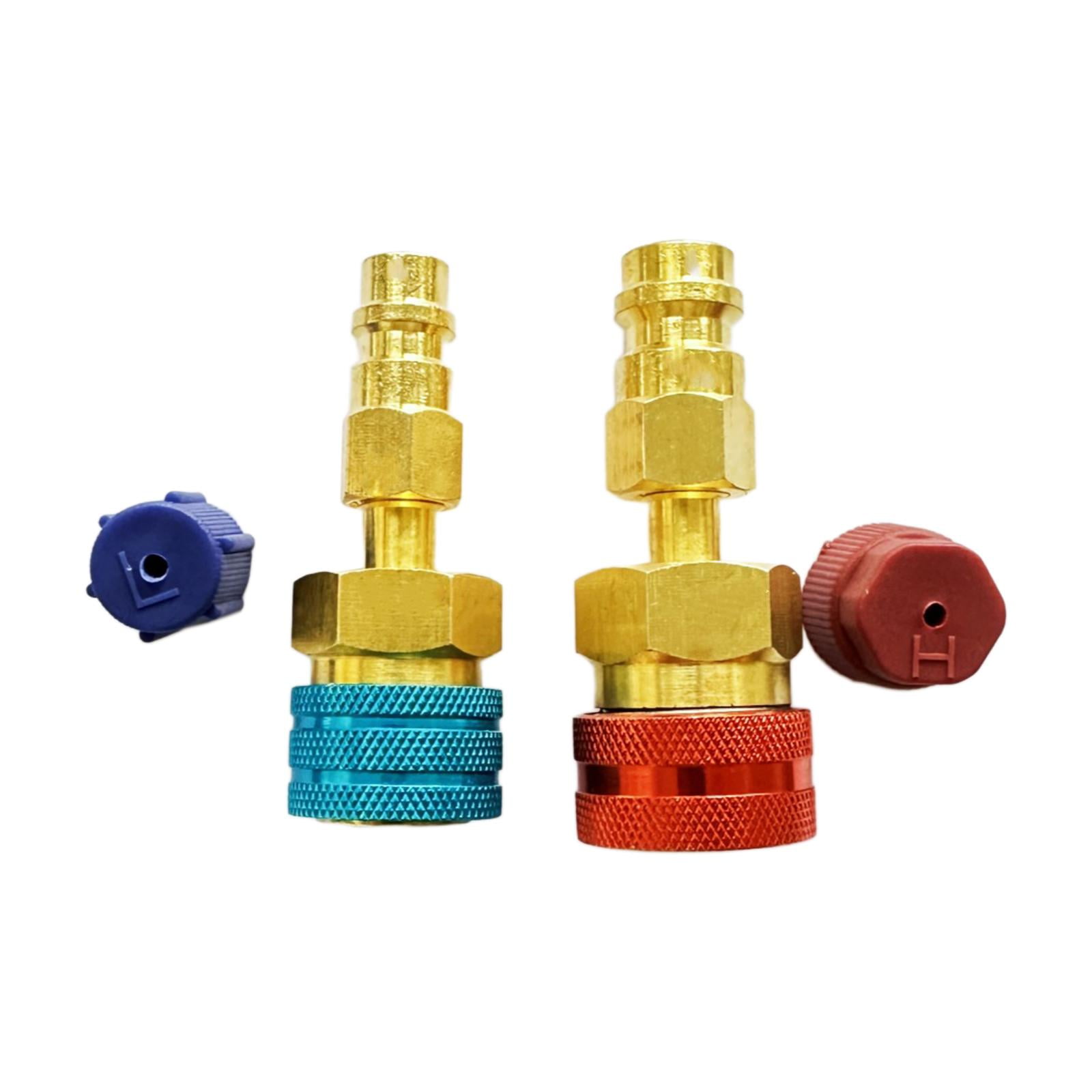R1234yf Quick Coupler Adapter Set 2PC For Auto AC Manifold Gauge - Foto 8