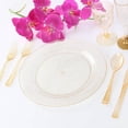 thumbnail image 5 of QUMONIN 30pcs Glitter Plastic Cutlery Set for Wedding Party Dinnerware, 5 of 8