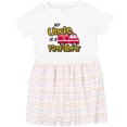 thumbnail image 3 of Inktastic My Uncle is a Firefighter with Fire Truck Girls Toddler Dress, 3 of 5
