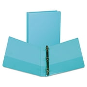 Samsill, SAMU86377, Earth's Choice Fashion Biobased USDA Certified 1" View Binders, 2 / Pack, Turquoise
