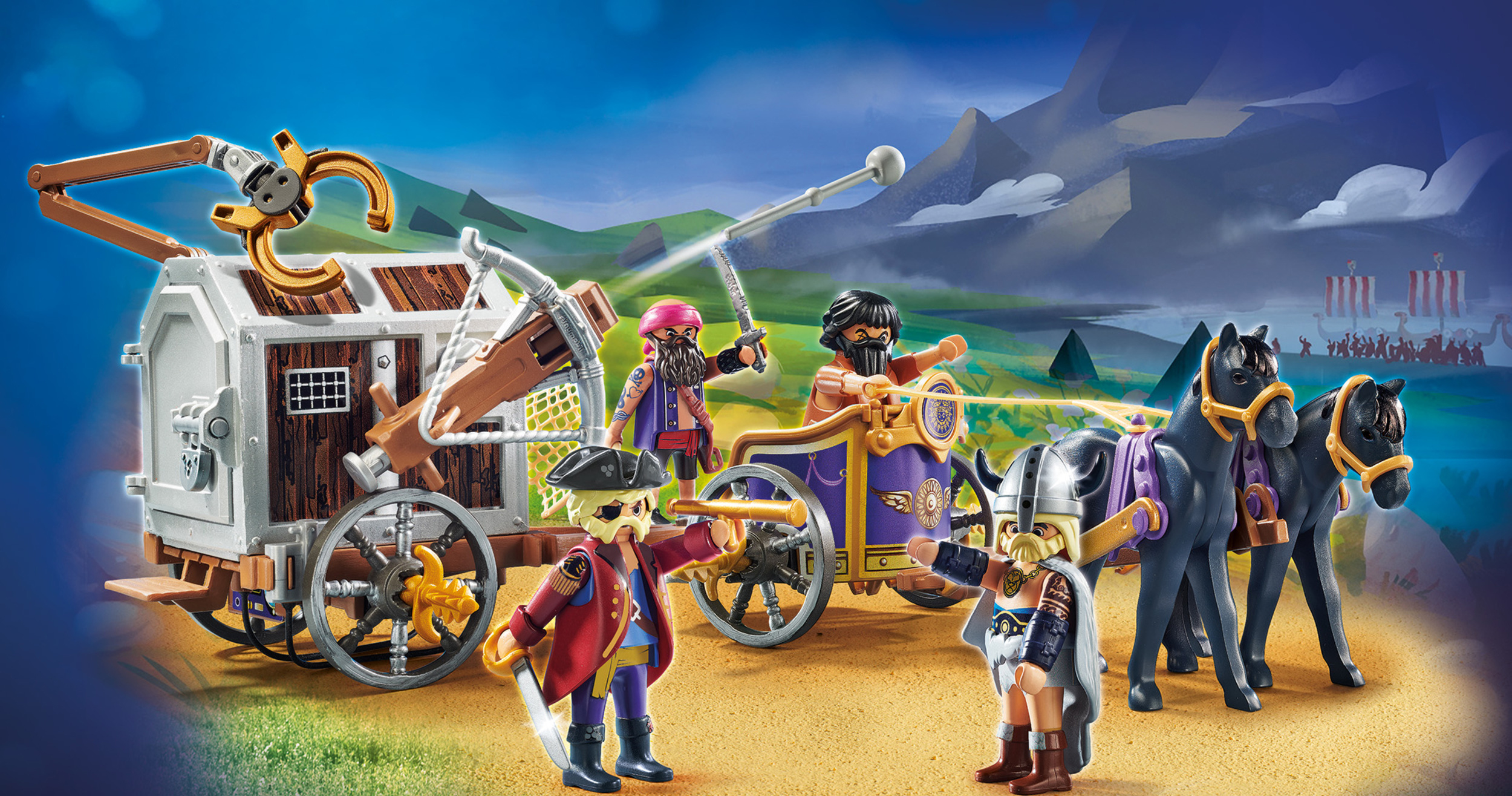 PLAYMOBIL THE MOVIE Charlie with Prison Wagon - image 3 of 7