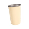thumbnail image 1 of Taza de acero inoxidable apilable, ligera, para agua, para acampar, para bar Blanco lechoso grande, 1 of 7