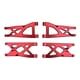 thumbnail image 1 of RC Coche Suspensión Brazos Frente Trasero Aleación de aluminio Ama remoto ARRIBAJE RESPUESTOS REEMPLAZO DE PIEZAS PARA LARMA 1/10 Granito 4x4 Rojo 2 pares Inevent EL014466-01, 1 of 7