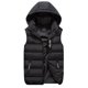thumbnail image 2 of Chaleco de otoño e invierno para hombre, chaleco grueso de algodón que combina con todo, chaqueta con capucha para parejas jóvenes y de mediana edad, 2 of 6