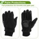 thumbnail image 3 of Guantes de ciclismo de dedo completo para hombres, guantes de motocicleta para escalar, motocicleta, ciclismo, forro polar, negro, talla única, 3 of 6