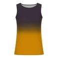 thumbnail image 4 of RYRJJ Beach Tank Tops for Men Funny Gradient Color Sleeveless Muscle Tshirt Casual Summer Vacation Tropical Shirts(Yellow,M), 4 of 4