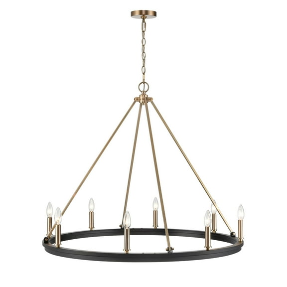 9508-MB/MG-Millennium Lighting-Carruth - 8 Light Chandelier-30.2 Inch Tall and 36 Inch Wide     -Traditional Installation