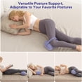 thumbnail image 3 of Memory Foam Knee Pillow for Side Sleepers Spine Alignment Pillow for Back Hip Pain Sciatica Relief, Pregnancy & Surgery Recovery, 3 of 6