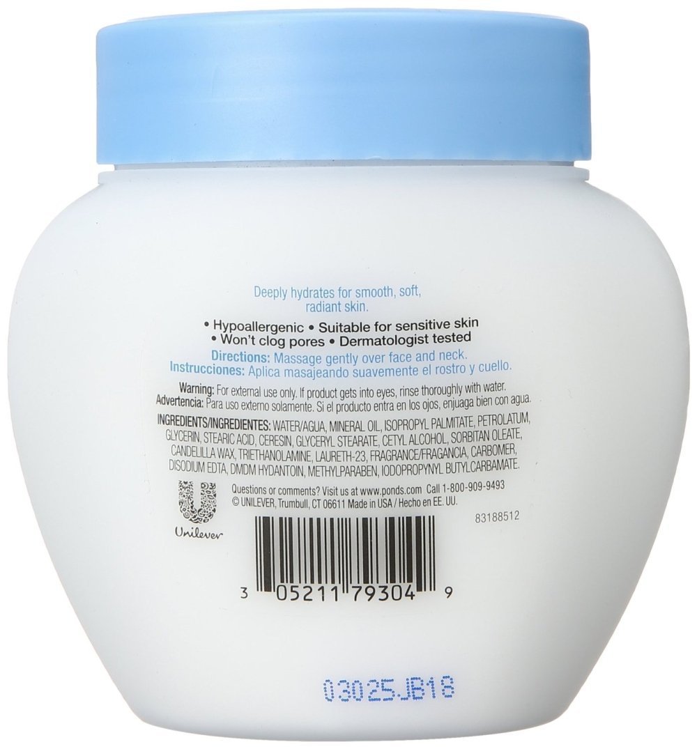Pond's Facial Moisturizer Rich Hydrating Dry, Oily Skin, 10.1oz, 9-Pack
