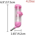 thumbnail image 3 of Botella de agua colgante para hámster 3 en 1, dispensador automático para mascotas con Base para hámster enano, ratón, rata, erizo, 3 of 7