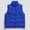 Blue, variant on kakina CMSX Mens Fall Winter Cotton Puffer Vest Jacket,Fashion Casual Sleeveless Down Solid Color Stand Collar Waistcoat Jacket Outdoor Vest Puffer Coat with Pocket