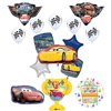 Disney Cars 1st Birthday Party Supplies Champion Trophy and Balloon Bouquet Decorations