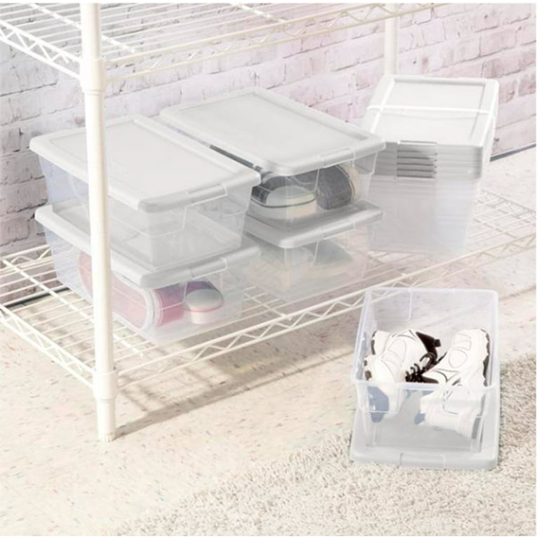 Sterilite storage shoe box outlet