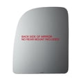 thumbnail image 3 of Fits 02-17 FD E Van, 00-05 FD Excursion, 99-07 F Series Super Duty Pickup, Right Passenger Flat Upper Replacement Mirror Glass Lens w/Adhesive USA, 3 of 6