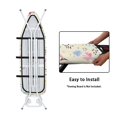 thumbnail image 4 of HELLHERO Pink Dolphin Pattern Ironing Board Covers Hook & Loop Straps Washable Soft Protector Ironing Board Dust-Proof Cover for Mother, 4 of 5