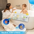 thumbnail image 2 of Juego de cojines de baño para bebés OS OMYSTYLE de 1.5 pulgadas de grosor, color blanco, 2 of 9