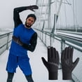 thumbnail image 4 of Xihbxyly Guantes de Ciclismo para Hombre, Impermeables, con Aislamiento Térmico, Dedos Compatibles con Pantalla Táctil, Agarre Antideslizante, para Senderismo, Esquí y Deportes de Invierno, Ajuste Có, 4 of 7