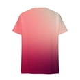 thumbnail image 4 of bnaln Summer Tops for Women Sale V Neck Short Sleeve Shirts Gradient Printed Casual T-Shirts Dressy Blouses Cute Tunic Tops Loose Comfy Pullover Lightweight Blouse Plain Tees Shirt, 4 of 8