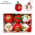 thumbnail image 3 of Juego de 6 bolas de espuma para árbol de Navidad de 8 cm, colgantes para decoración, adornos de ciervo rojo para el hogar, Año Nuevo 2024, Navidad Deco4, 3 of 5