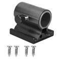 thumbnail image 1 of Soporte portátil para paraguas para aventuras al aire libre, soporte para caja de pesca de aleación de aluminio negro, 1 of 8