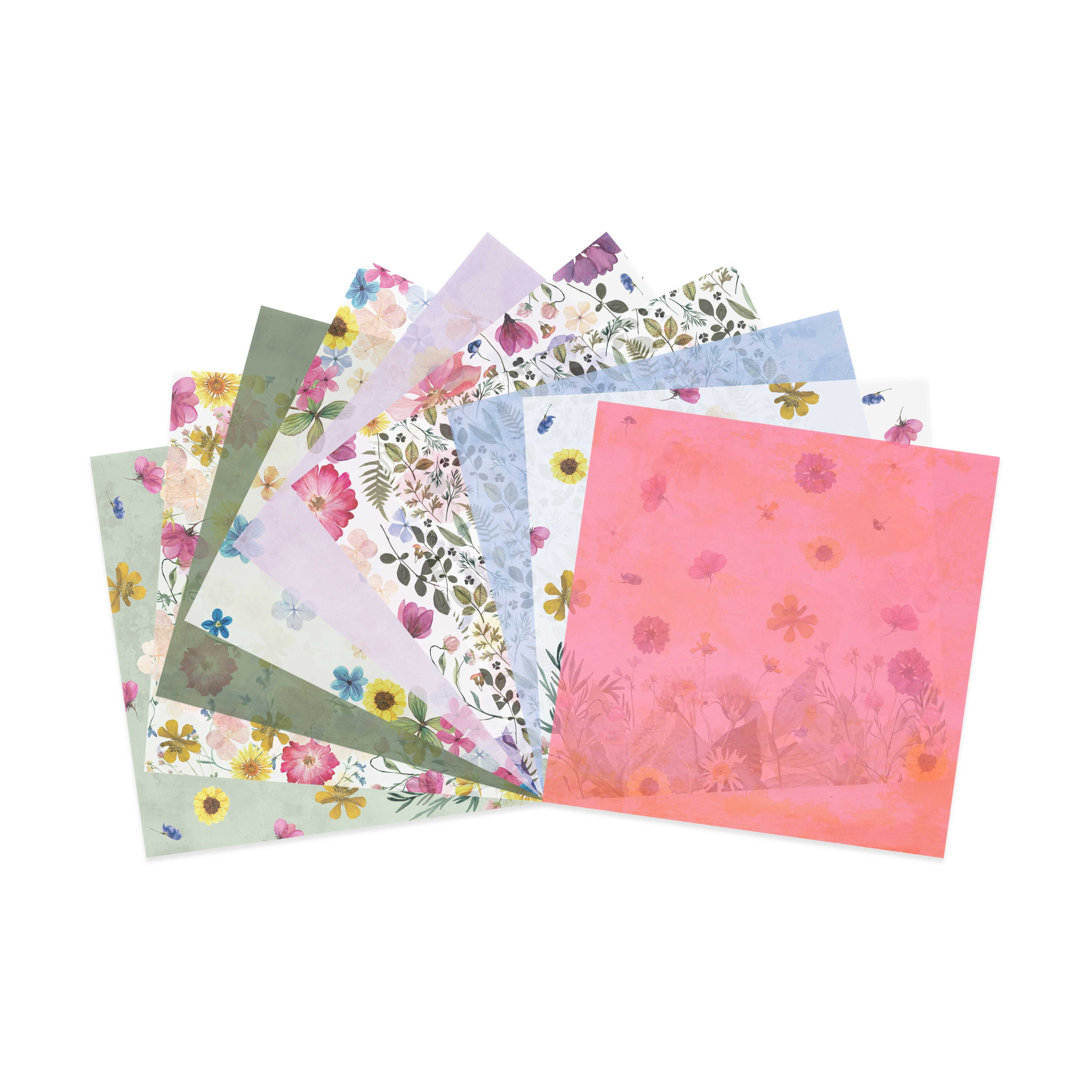 12" x 12" Colorful Vellum Paper Pad by Recollections - 20 Sheets - Translucent Bright Prints for Scrapbooking - Card Making - DIY Crafts & Decor - 20 Sheets