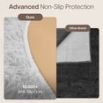 thumbnail image 5 of Moonlight20015 Area Rug 4x4ft non-slip Soft Fluffy Shaggy for Living Room Bedroom Décor White, 5 of 7