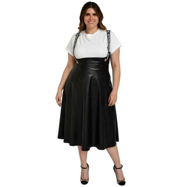 Vestido/Falda juvenil Roman Fashion/Tallas Extras, 9510 (Negro) negro 36 Roman Fashion F-RF-9510-NEGRO