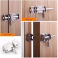 thumbnail image 5 of Pestillo de puerta, 6 piezas, pestillo de seguridad de acero inoxidable para puertas de baño, ventanas de inodoro, puertas de madera para muebles, cerradura de puerta para mascotas, etc., 5 of 5