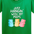 thumbnail image 4 of Inktastic Easter Hangin' with My Peeps Youth T-Shirt, 4 of 5