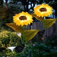 thumbnail image 1 of 2PCS LED Solar Sunflower Light Outdoor Garden Lawn Pathway Landscape Flower Stake Lamp Yard Decor Lighting, 1 of 8