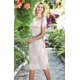 thumbnail image 3 of Vestido casual Simier Fariry de verano de manga corta con estampado de leopardo, 3 of 5