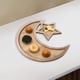 thumbnail image 4 of Plato de cena de madera para decoración de Ramadán Eid Mubarak, Luna y estrella, para el hogar, Luna, mezquita islámica, placa musulmana, suministros para fiestas DIY, 4 of 6