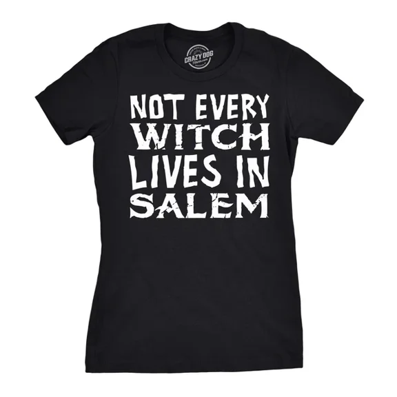 Velto Womens Not Every Witch Lives In Salem T-Shirt Tee For Ladies All Size S-5XL