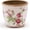 French Pink Floral, variant on Vintage Ceramic Planter Without Drainage Hole, 6.5 Inch - Indoor/Outdoor Flower Pot for Orchids, Succulents, Blue Floral Rustic Farmhouse Plant Pot for Home, Office & Garden Décor, Ideal Gift