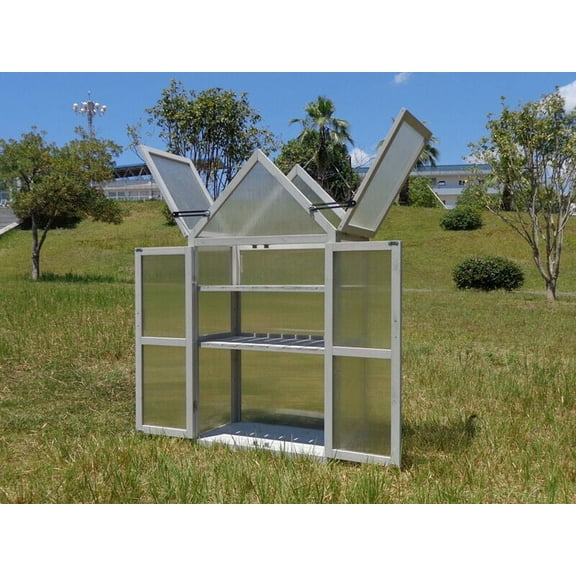 Mini Greenhouse Kit - Outdoor Plant Stand, Small Green House, Plant Stand Indoor